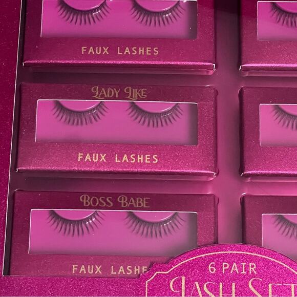 Makeup Beauty Assorted Styles Six Pairs Lash Set Kit New in Box - Picture 4 of 8